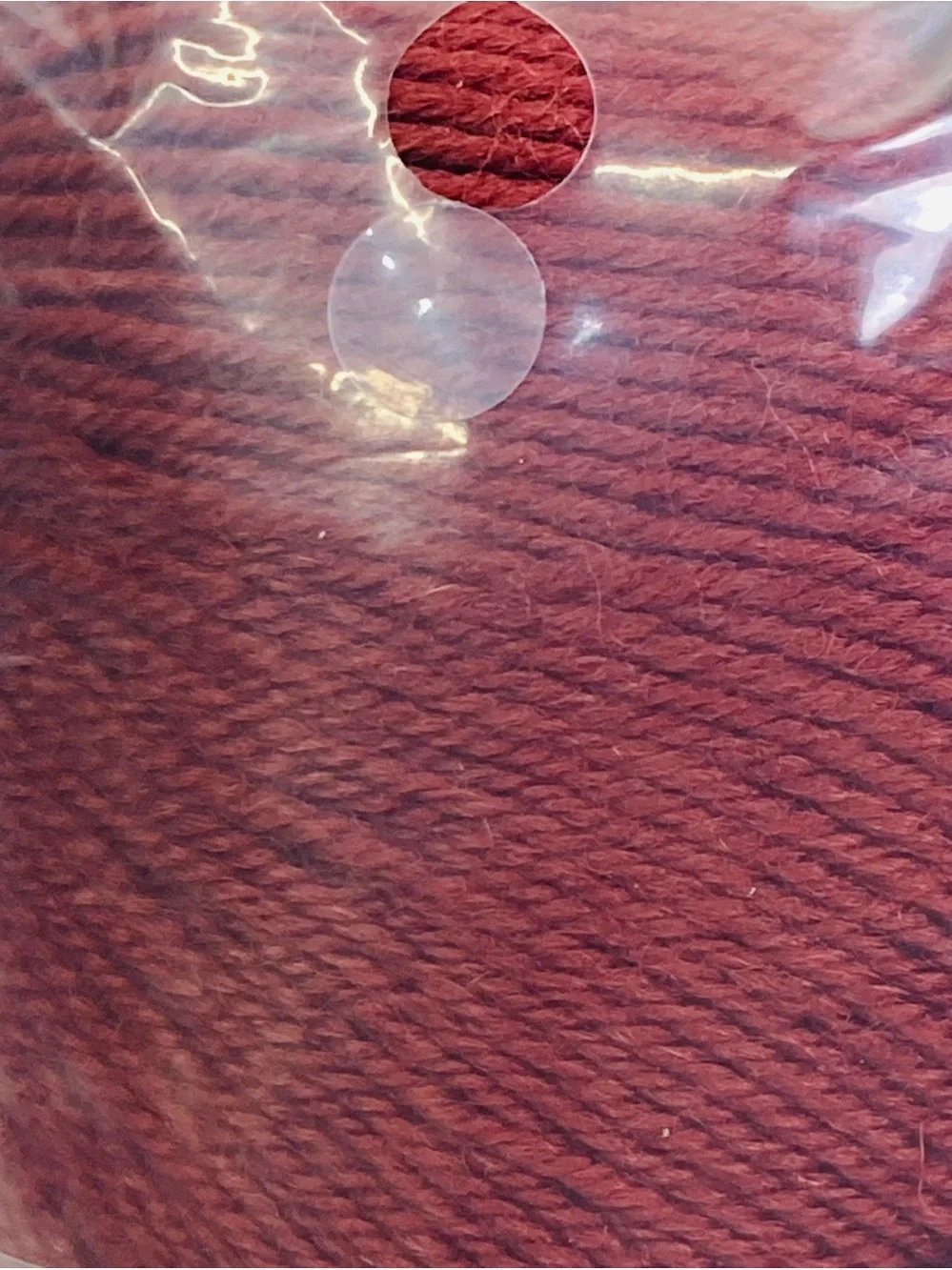 6 NWT ~300g Mengchu 100% Merino Wool Yarn 6 Skeins Crisp color: Autumn Red